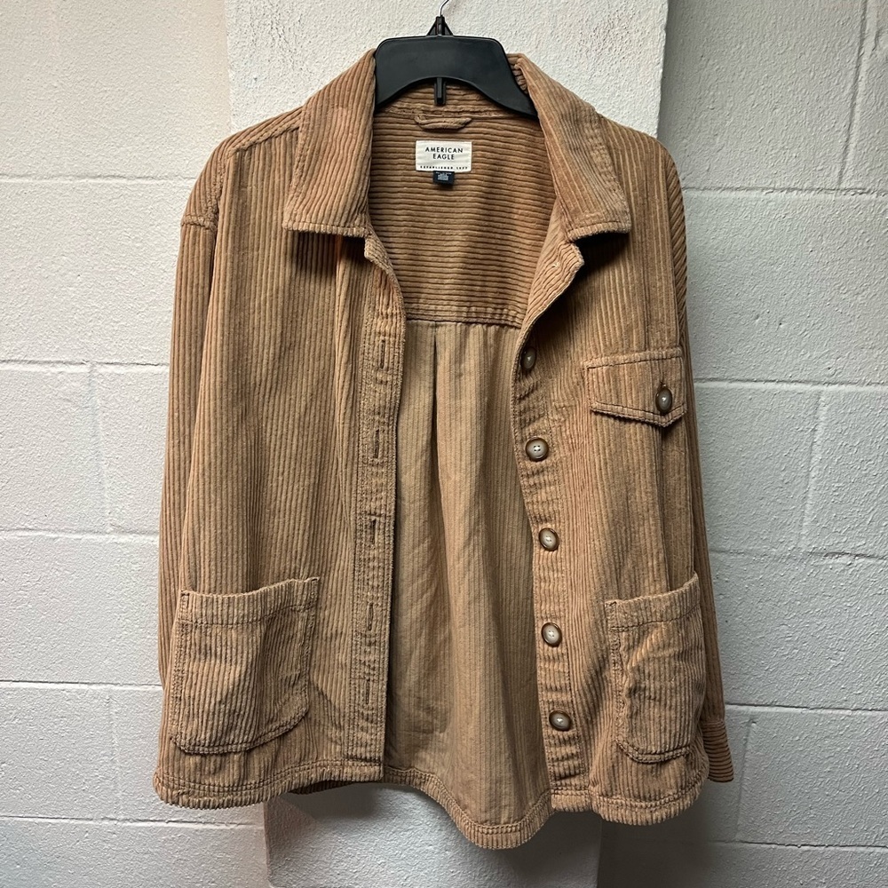 American Eagle Outfitters Camel Ribbed Knit. XL - Picture 1 of 5